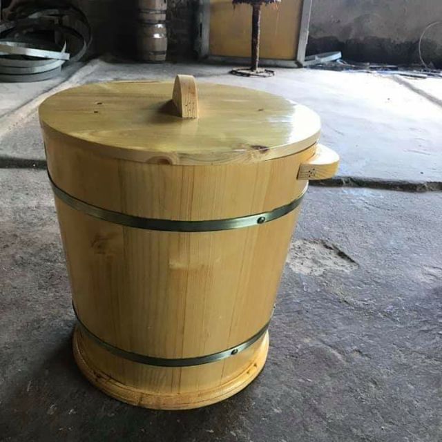 Thùng đựng gạo bằng gỗ loại 10kg