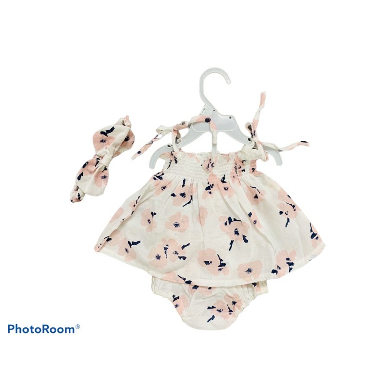 QC- Set body kèm turban size 0/3m-9/12m