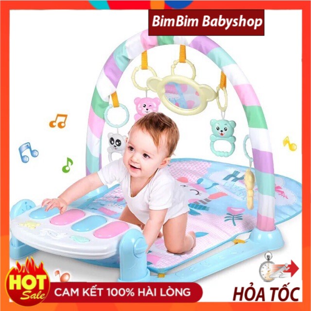 Thảm nhạc nằm chơi đàn piano cho bé Fitness Rack