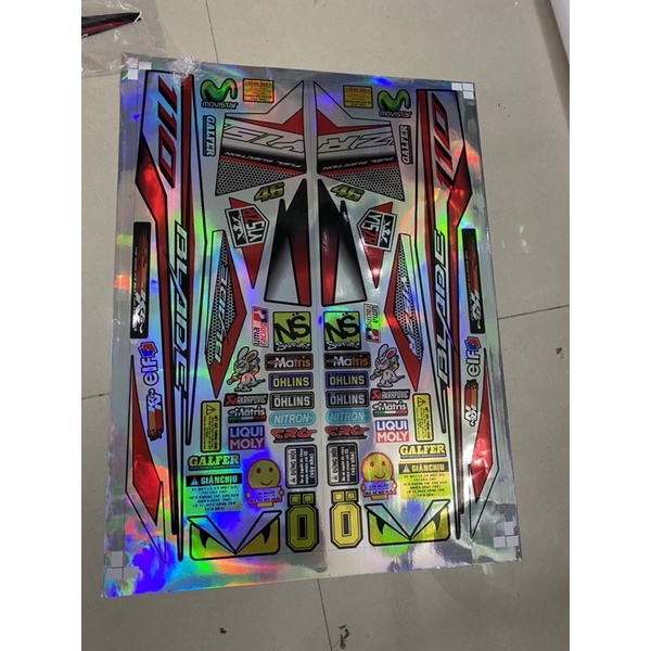 tem rời crom titan 7 màu theo yêu cầu