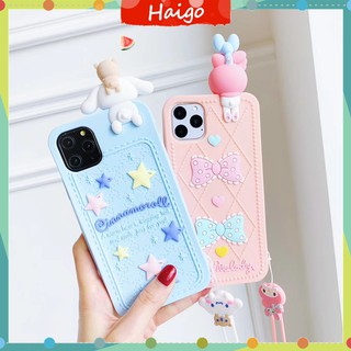 Ốp điện thoại nhựa mềm họa tiết hoạt hình đáng yêu cho iPhone12 MINI 11 PRO MAX 6/6S 7/8PLUS SE2 X/XS XR XSMAX #HG769