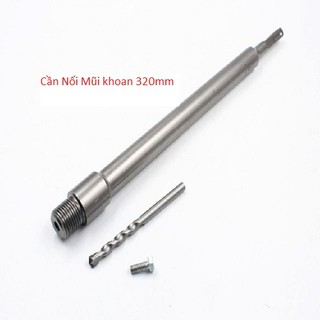 Khớp nối, đầu gài mũi khoan khoét lỗ dài 320 mm