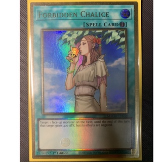 Thẻ bài Yugioh: Forbidden Chalice- Premium Gold Rare