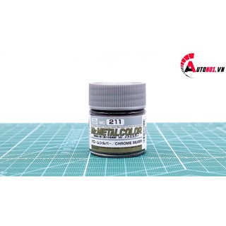Sơn mô hình màu xám chorme lacquer mc211 10ml mr.hobby s151