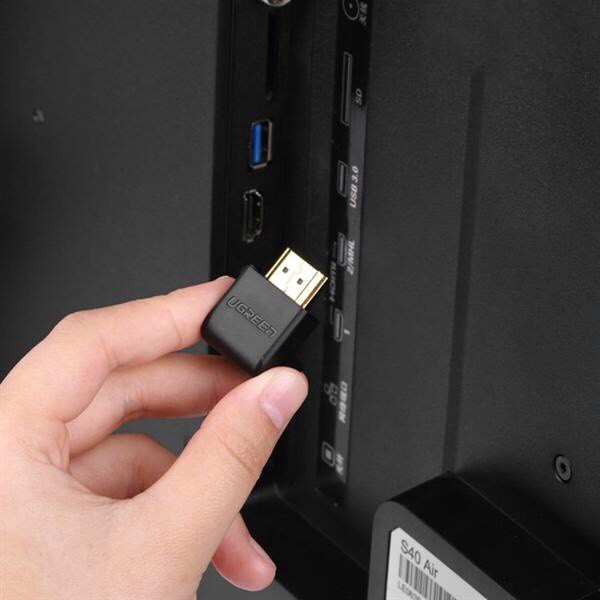 Đầu Nối HDMI Vuông Góc 90 Độ UGREEN 20110 - Bẻ Lên