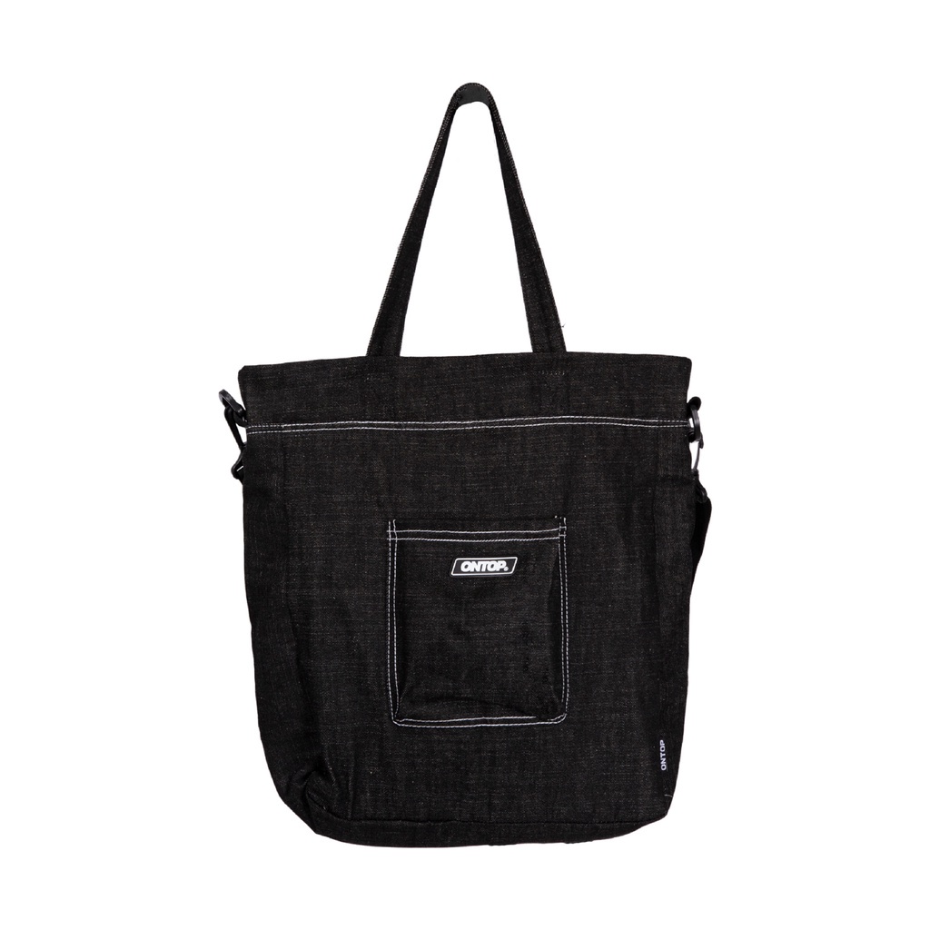 Túi đeo chéo nữ đi học vải denim local brand ONTOP - Denim Tote Bag