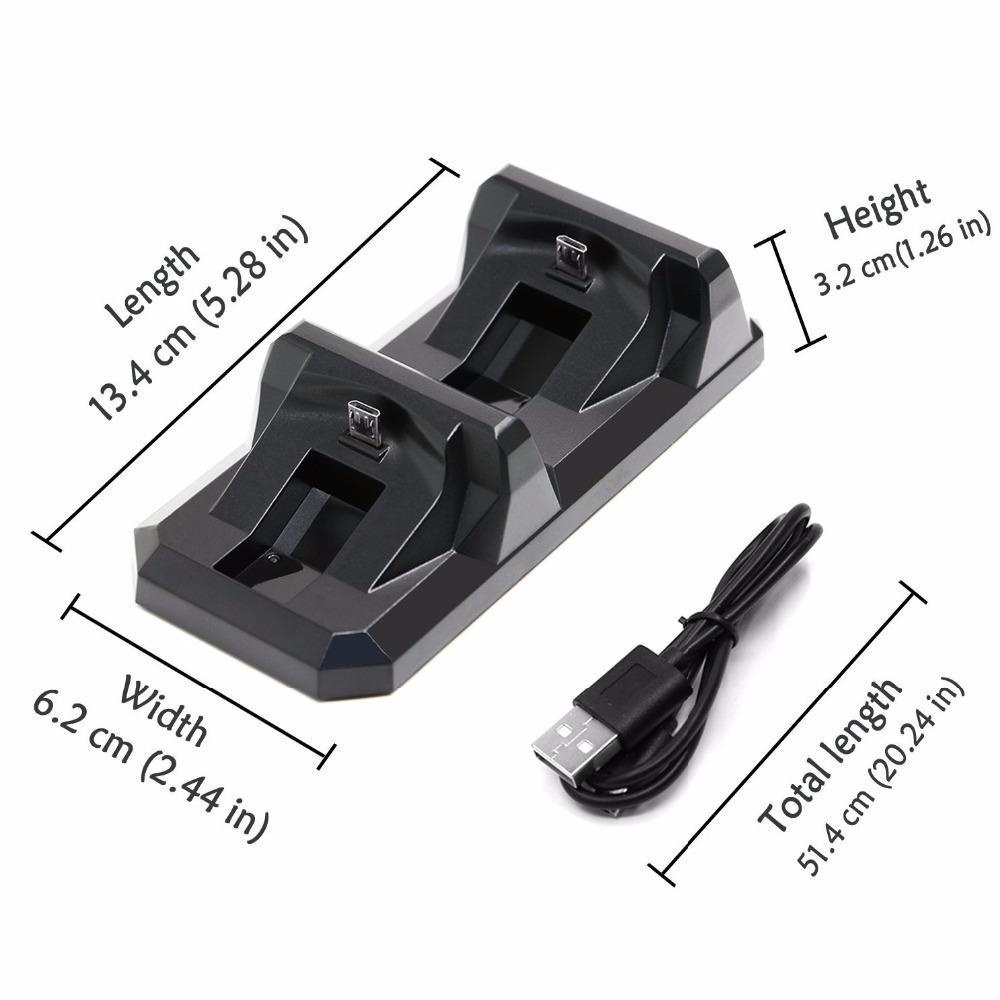 Giá Đỡ + Chuôi SạC USB Cho Tay CầM Chơi Game PS4 Playstation 4