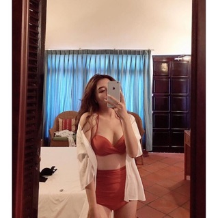 [ HOT DEAL] Áo kimono trơn đen-trắng choàng đi biển, áo choàng bikini