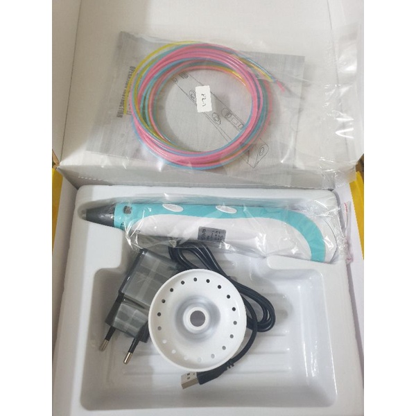 Bút vẽ 3D sống động nhiệt độ cao PLA kèm 5m vật liệu và cáp sạc | BigBuy360 - bigbuy360.vn