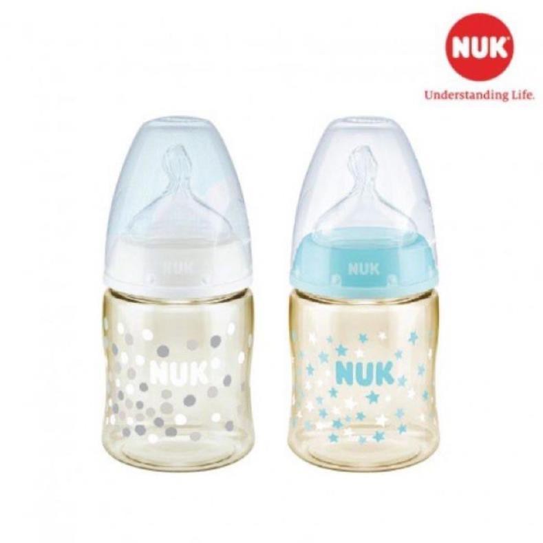 BÌNH SỮA CỔ RỘNG NUK PPSU 150ML / 300ML NHẬP KHẨU ĐỨC