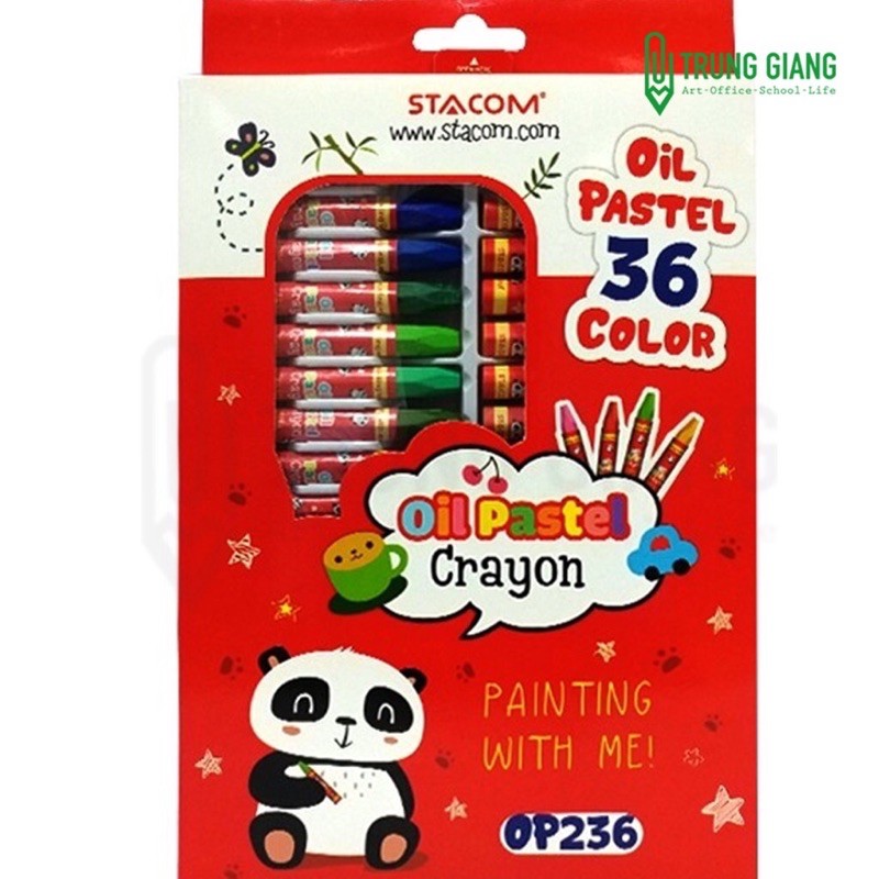 Màu Sáp Dầu Oil Pastel 36 Màu Stacom