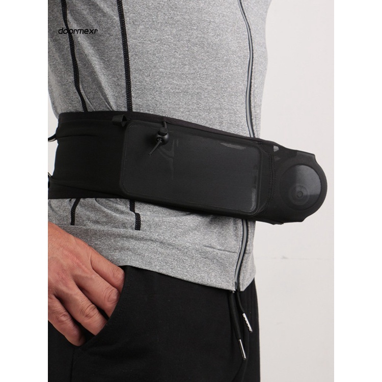 Túi đeo hông nhiều ngăn bằng vải co giãn tiện dụng cho nam và nữ