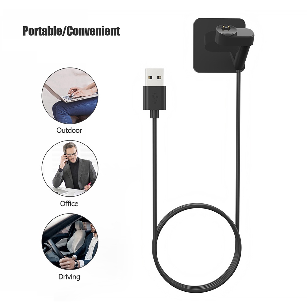 Dây Cáp Sạc USB Cho Đồng Hồ Thông Minh Xiaomi Mi Band 7 6 5 NFC