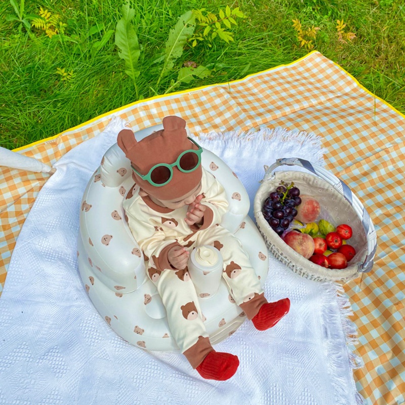 Ghế Ngồi Bơm Hơi Bằng PVC Đa Năng Dành Cho Bé Tập Ngồi