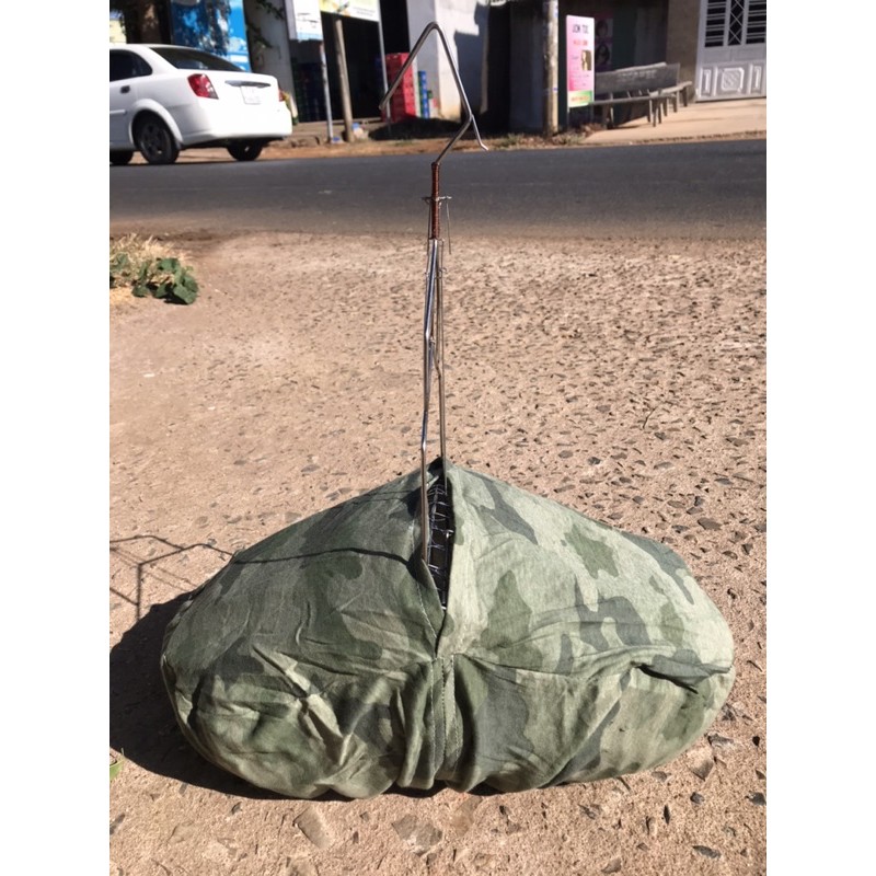 Lụp bẫy chim chào mào kèm áo lụp rằn ri