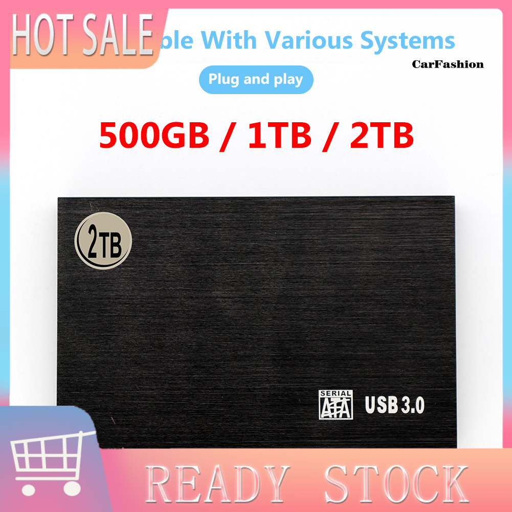 Ổ Cứng Cdn 500g / 1t / 2t 2.5inch Usb 3.0 Hdd Cho Máy Tính