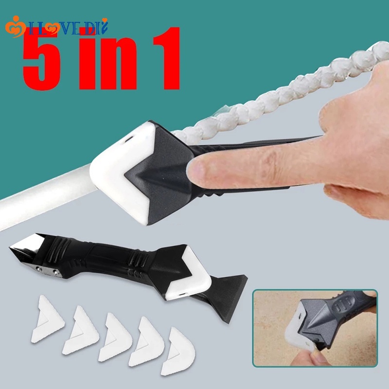 Dụng Cụ Cạo Keo Hai Đầu 5 Trong 1 Đa Năng Sáng Tạo
