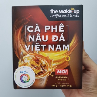 Cà phê nâu đá The Wake-up Vinacafé hộp 240g
