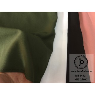 Sơ mi cổ V tay nơ big size (MS 9412)