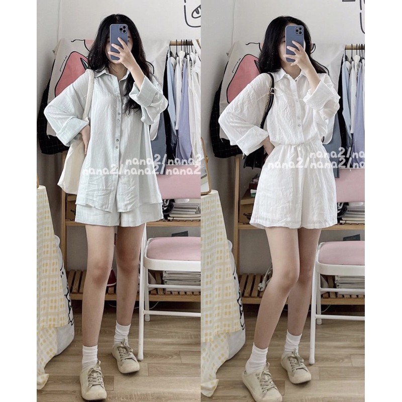 Set sơmi + quần short S250