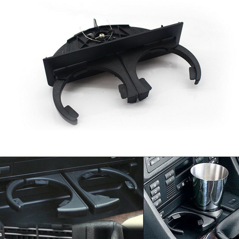 Giá Đỡ Cốc Uống Nước Hai Ngăn Màu Đen Cho BMW 525I 528I 530I 540I 5 Series E39 51168184520