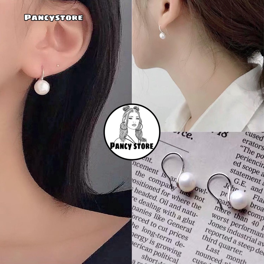 khuyên tai móc hạt xinh xắn