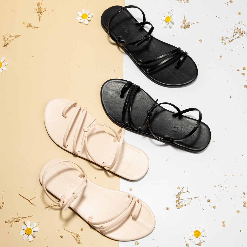 Giày sandal nữ quai mảnh sỏ ngón MWC NUSD- 2788