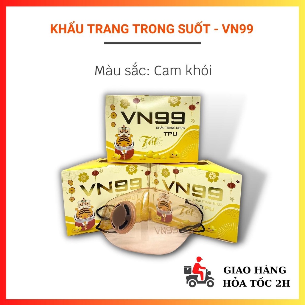 [HÀNG LOẠI I ] Khẩu trang trong suốt , khẩu trang nhựa thời gian 3D Mask nhựa dẻo TPU VN99