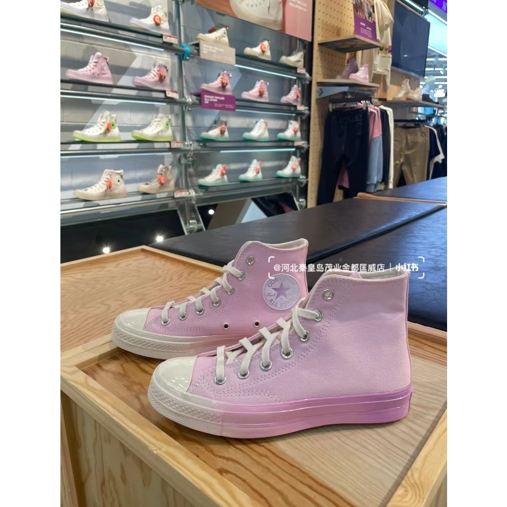 Giày Converse Chuck Taylor All Star 1970s Ox Cổ Cao Màu Tím Gradient-1009