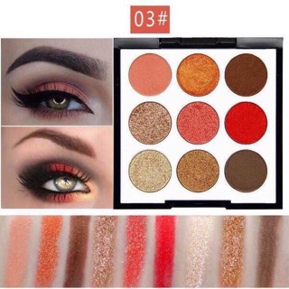 Phấn Mắt Novo 9 Ô Shimmer Eyeshedow