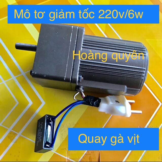 Mô tơ moto giảm tốc quay gà vịt hàng Nhật Bản giá tốt _ 220v 6w 15w 25w