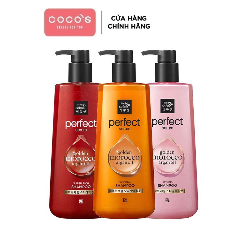 Dầu gội Mise En Scene Perfect Serum Shampoo Hàn Quốc 680ml