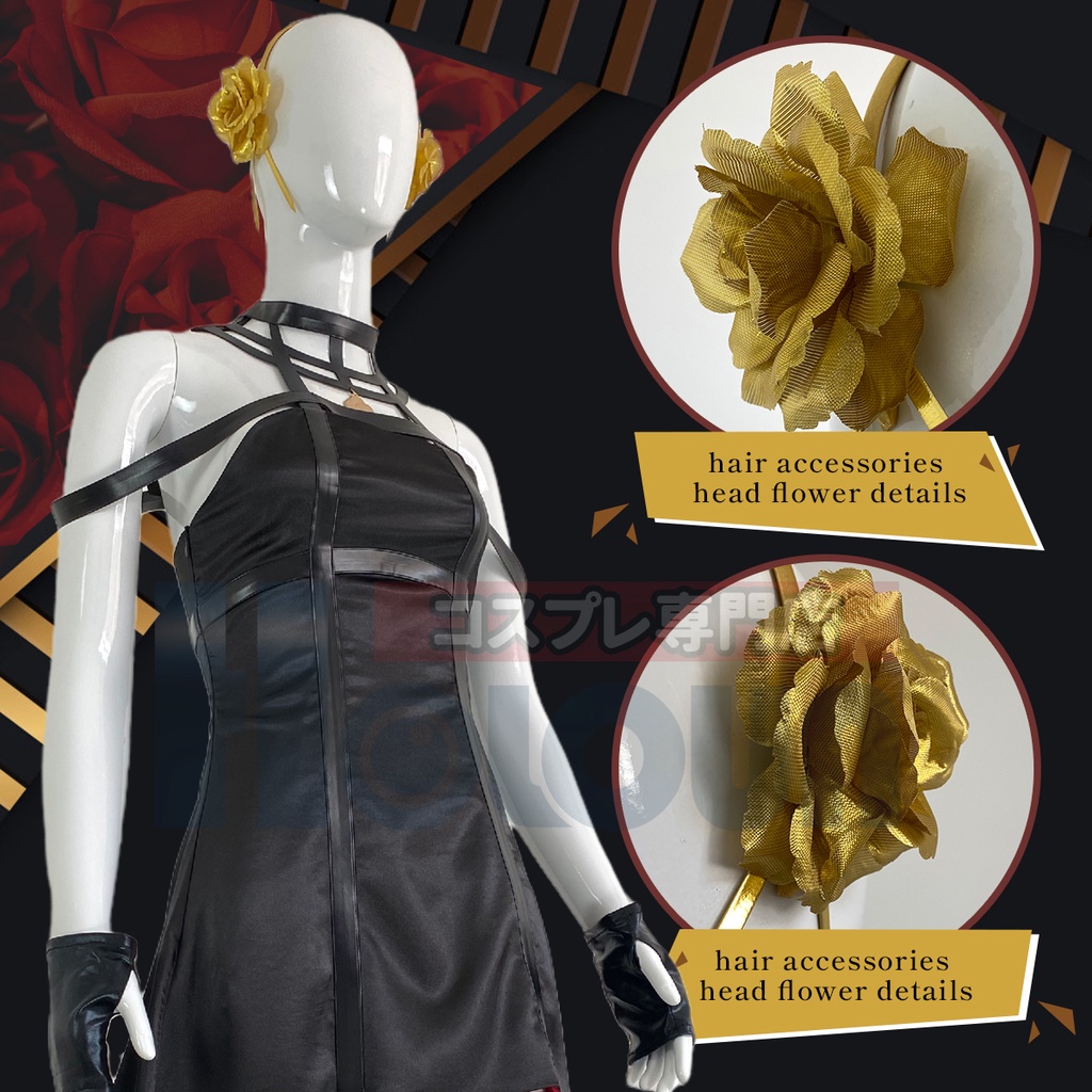 HOLOUN Spy Yor Forger Cosplay Bộ Trang Phục 5 Món Hóa Trang Nhân Vật Anime Cho Mẹ
