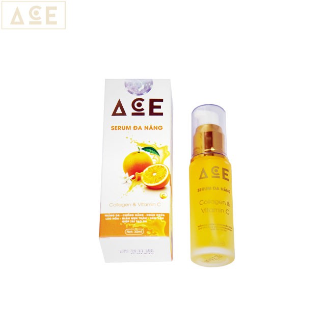 Serum Cam Đa Năng ACE Giúp Phục Hồi Tái Tạo Da, Chống Lão Hóa (30ml)