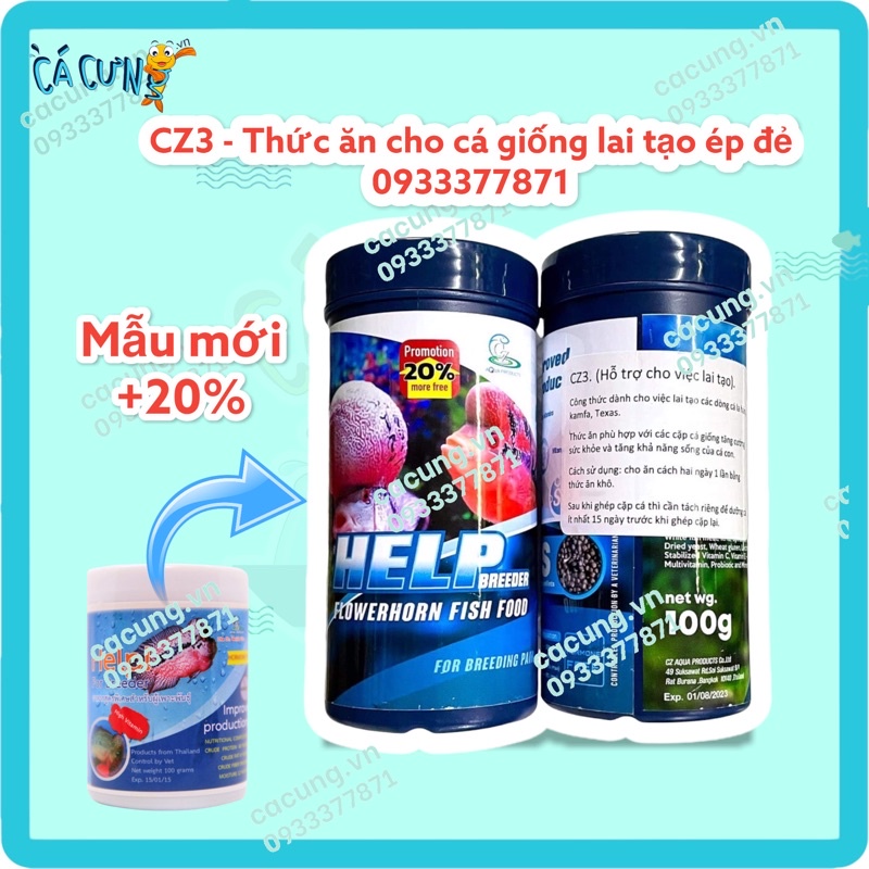 Thức Ăn Cho Cá Giống - Cz3