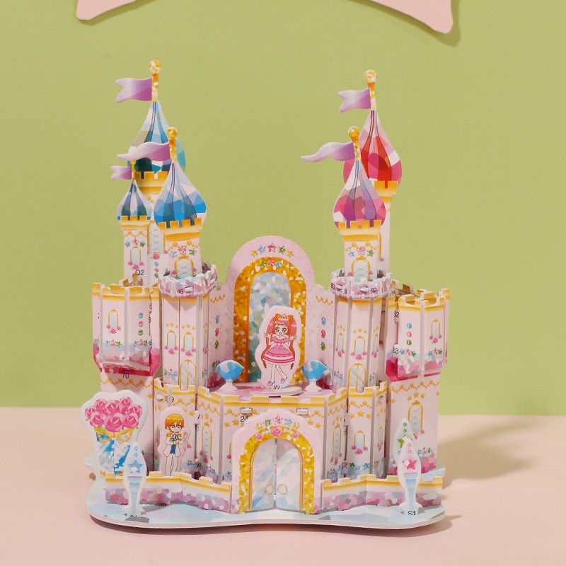 Mô Hình Nhà 3D handmade Dành Cho Trẻ Mẫu Giáo 5-15 Tuổi