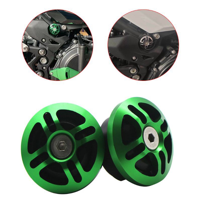 [qxx] Frame Plugs Decoractive Hole Covers Caps Motorcycle Fairing Accessories for Kawasaki Ninja 400 Z400 2018-2020