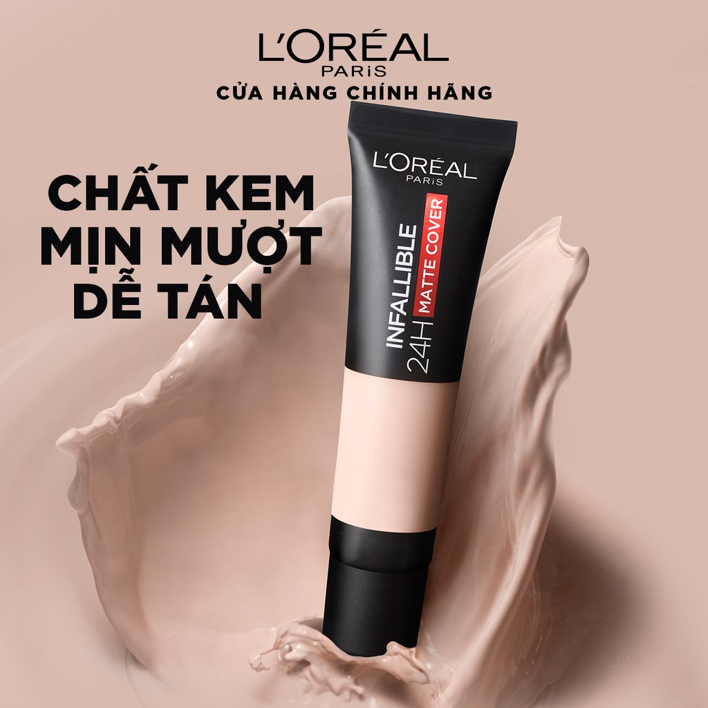 Kem nền lâu trôi L’Oreal Paris Infallible 24H MATTE COVER 35ml | BigBuy360 - bigbuy360.vn