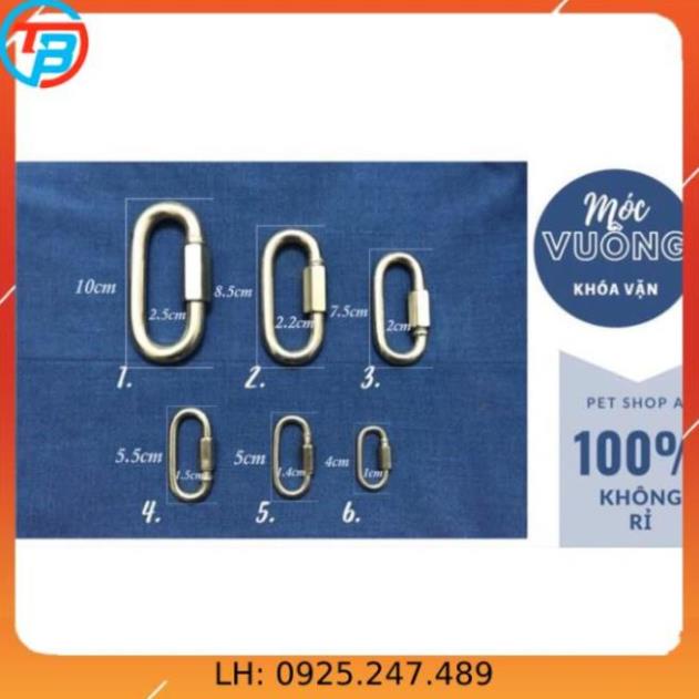 Nối xích, khóa xích INOX [ Phi 6mm ] CÁP THÉP Thái Bình VinàN