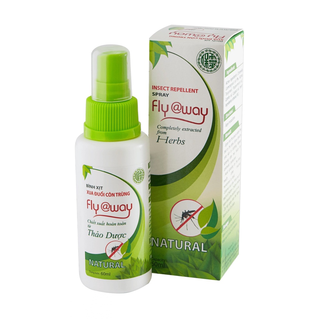 Bình xịt muỗi thảo dược Fly@way 50ml