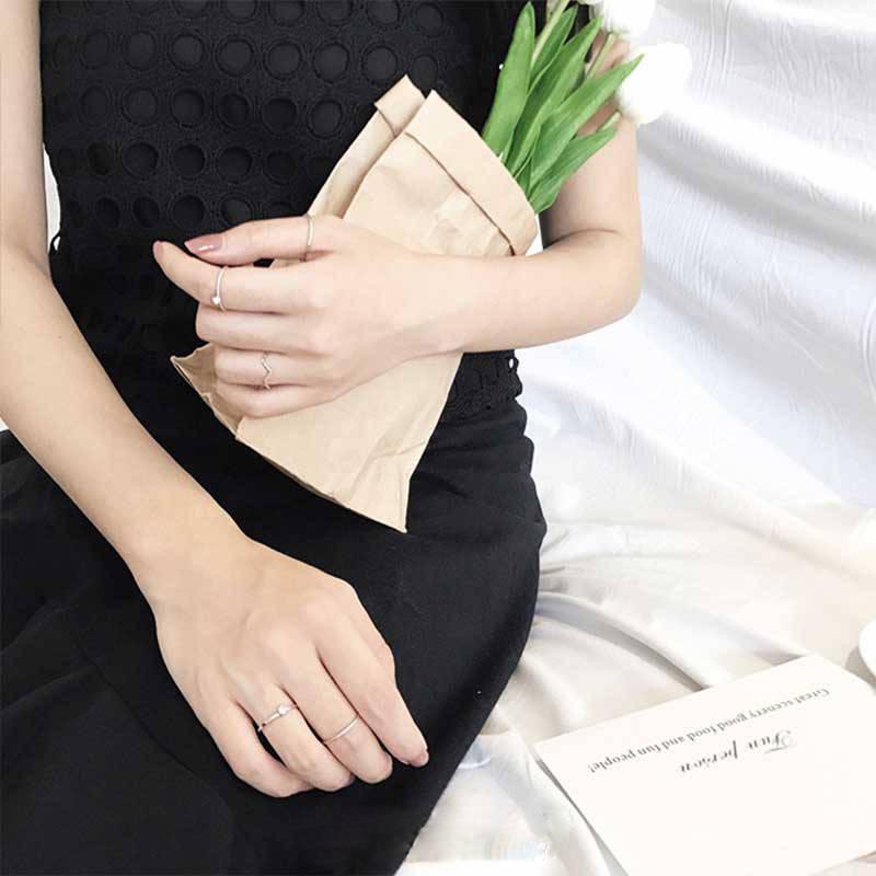 Set nhẫn 5 món phong cách ulzzang Hàn Quốc NHAN31