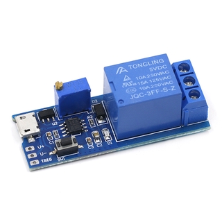 5V-30V Micro USB Power Delay Relay có thể điều chỉnh Rơle thời gian