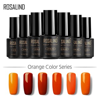 Sơn Gel 🔔FREE SHIP🔔 Giảm 10% FOLLOW shop Gel Sơn móng tay, sơn gel ROSALIND 7ml Orange Series