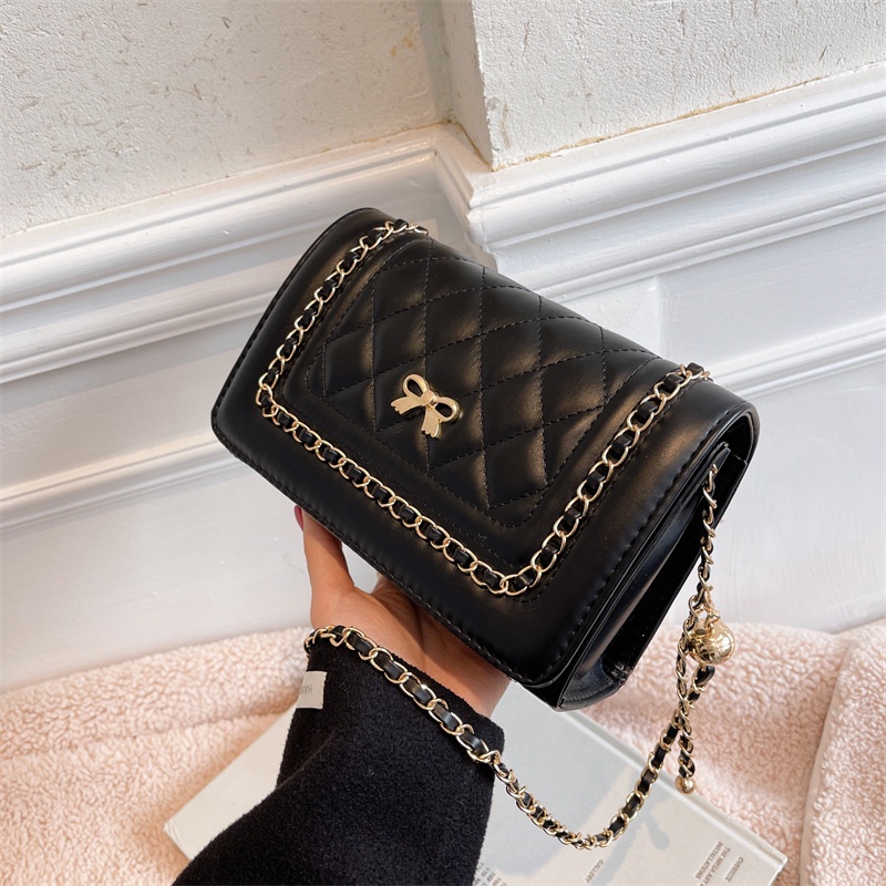 Túi đeo chéo vai họa tiết hình thoi thời trang sành điệu cho nữ