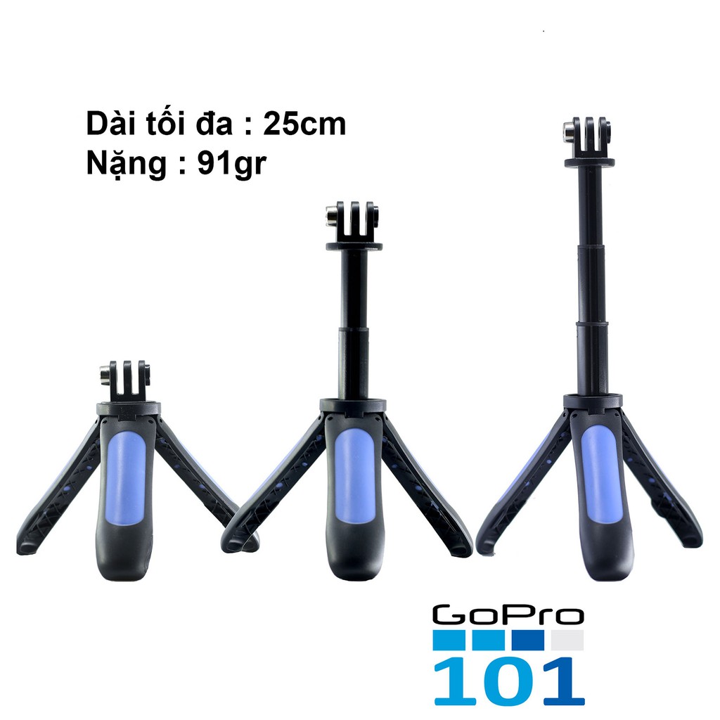 Shorty Gậy kéo dài kiêm Tripod OEM cho Gopro, SJCam, Yiaction - inoxnamkim - gopro101