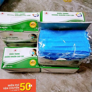 COMBO Hộp 50 khẩu trang vải 4 lớp & Nước rửa tay khô 30ml