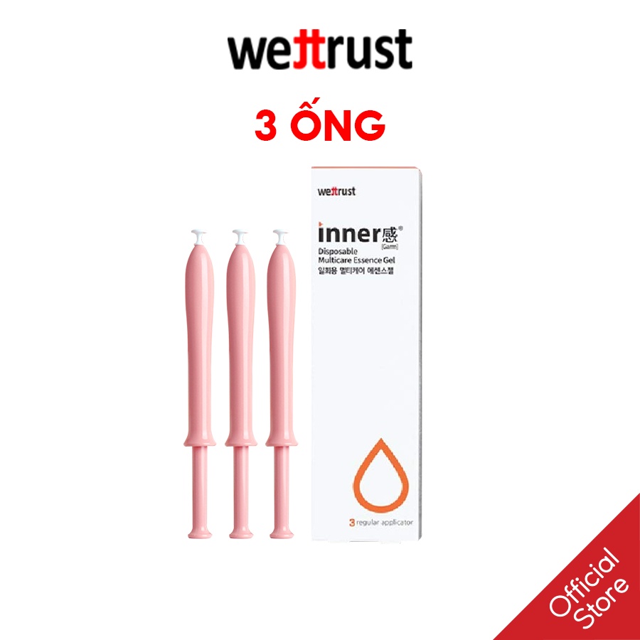 [Mã BMBAU50 giảm 7% đơn 99K] Gel Dưỡng Vùng Kín WETTRUST INNERGARM Disposable Multicare Essence Gel 1,7g x 3 Ống