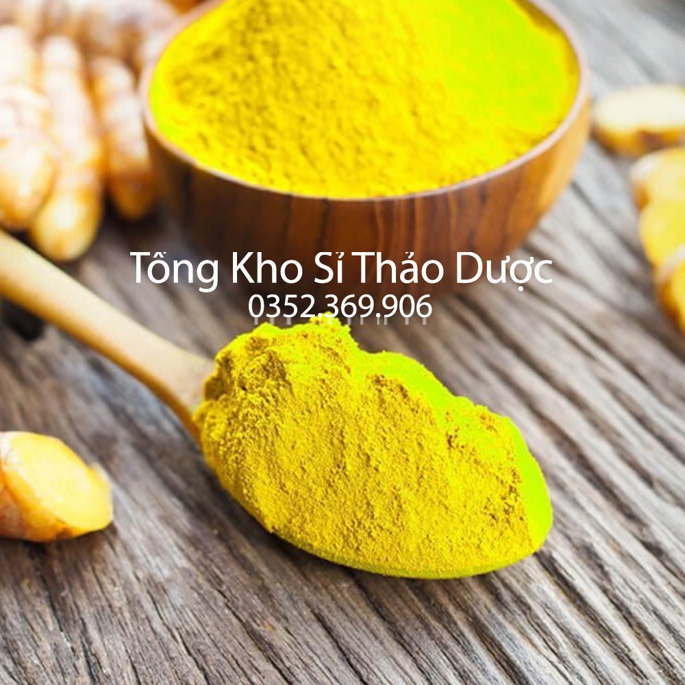 Tinh bột nghệ vàng 500g (hỗ trợ tiêu hóa, giảm đau dạ dày, bột đắp mặt làm đẹp)