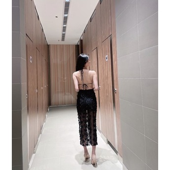 Áo đầm bơi một mảnh phong cách Freezia thời trang