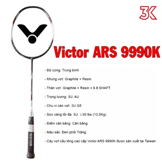 Vợt cầu lông victor ars 9990k 1 khung vợt 1 túi